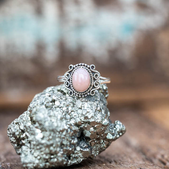 Arabelle Pink Opal Ring