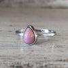 Pink Opal Pear Ring