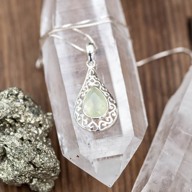 Devi Prehnite Necklace