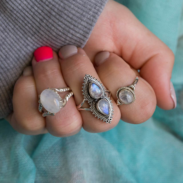 Milana Moonstone Ring