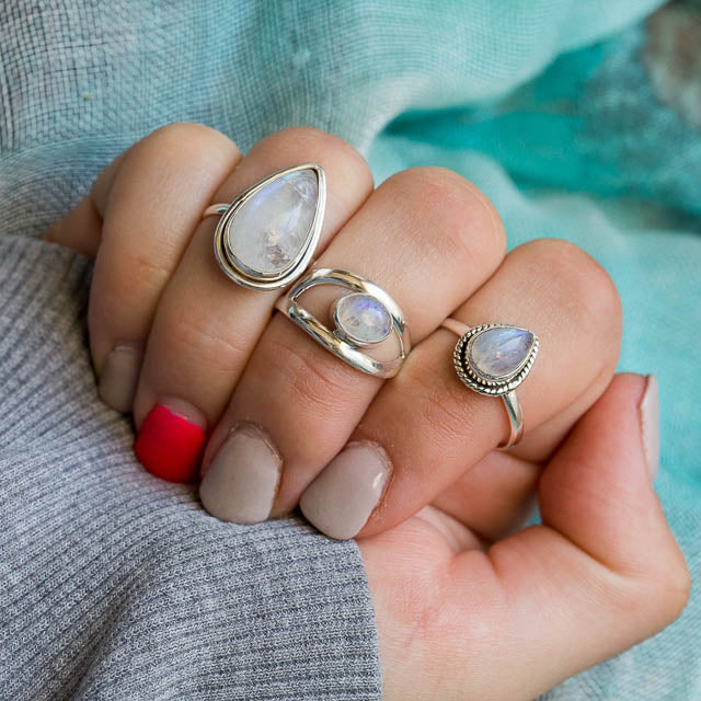 Chahna Moonstone Ring