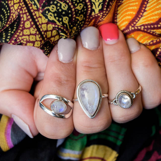 Chahna Moonstone Ring