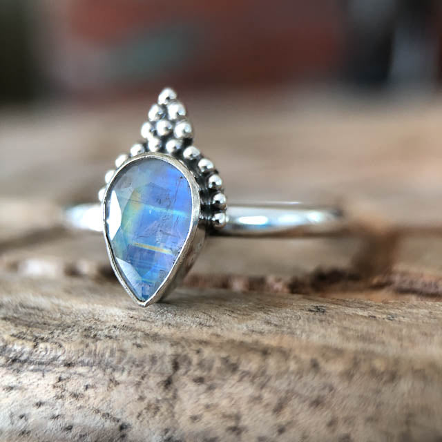 Adhira Moonstone Ring