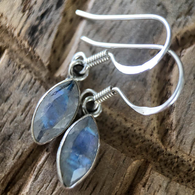 Marquise Moonstone Earrings