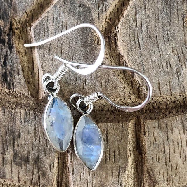 Marquise Moonstone Earrings