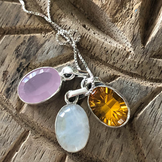 Oval Moonstone Necklace