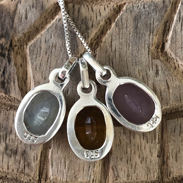 Oval Rose Quartz Necklace