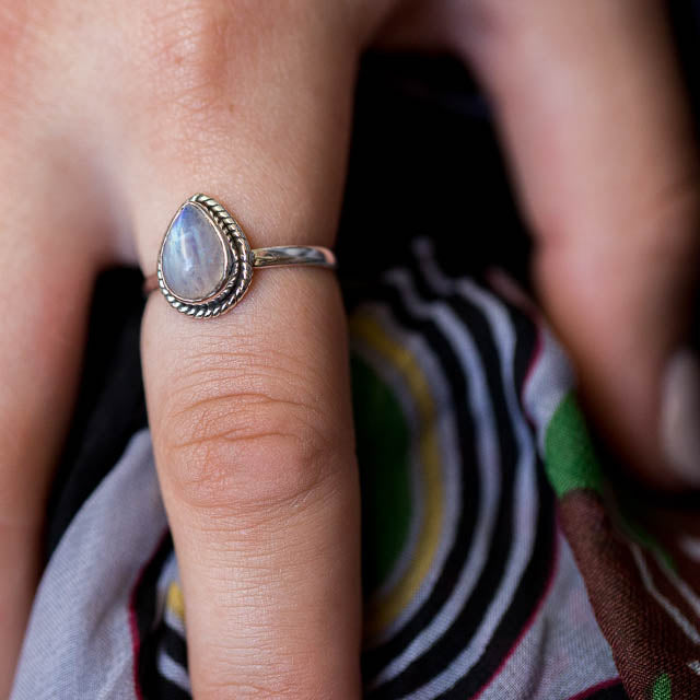Moon Drop Ring