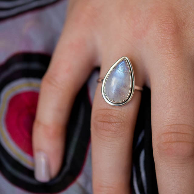 Chahna Moonstone Ring