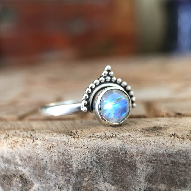 Damini Moonstone Ring