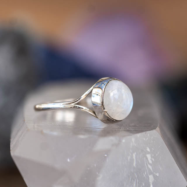 Belle Moonstone Ring