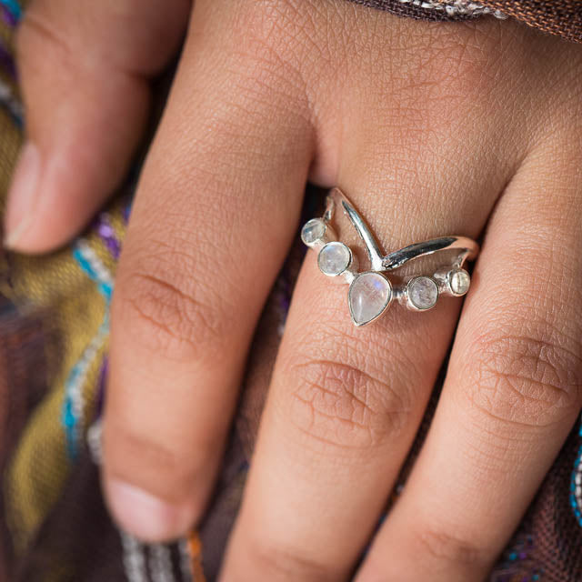 Luna Moon Ring