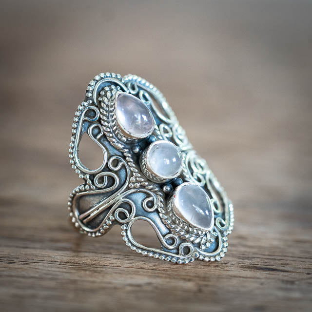 Indie Rose Quartz Ring