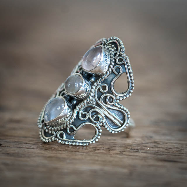 Indie Rose Quartz Ring
