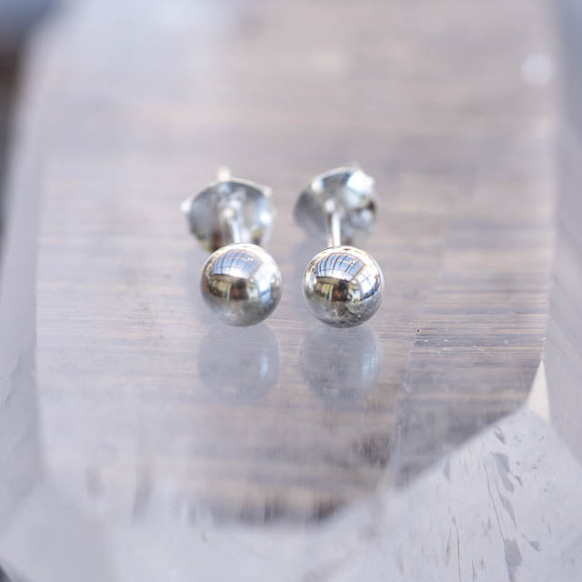 Plain Silver Studs