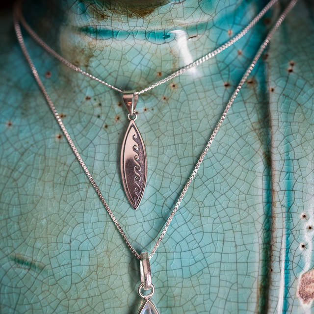 Surfboard Necklace