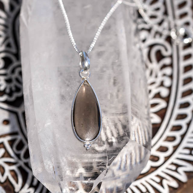 Elegant Smoky Quartz Necklace