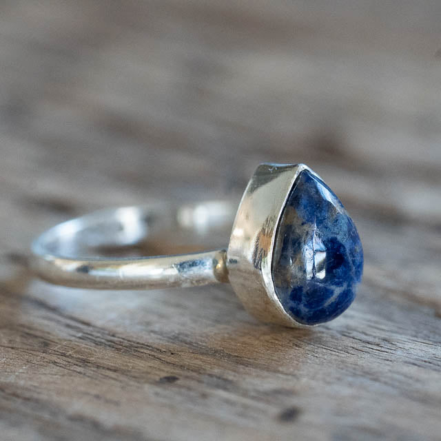 Sodalite Tear Ring