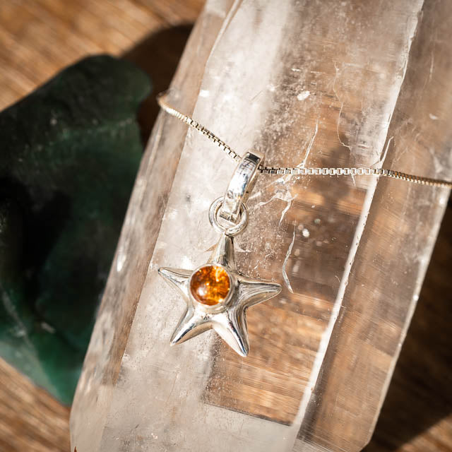 Star Amber Necklace