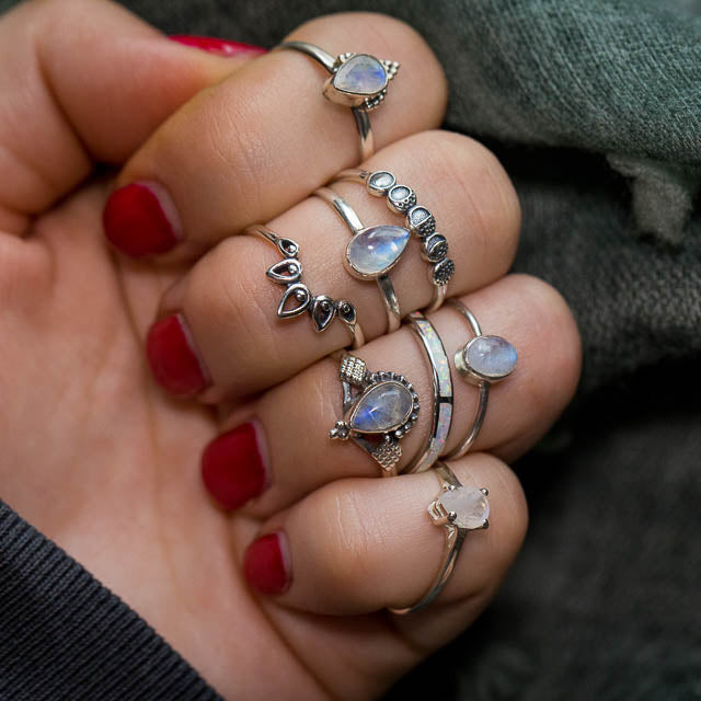 Adhira Moonstone Ring