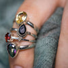 Adhira Black Onyx Ring