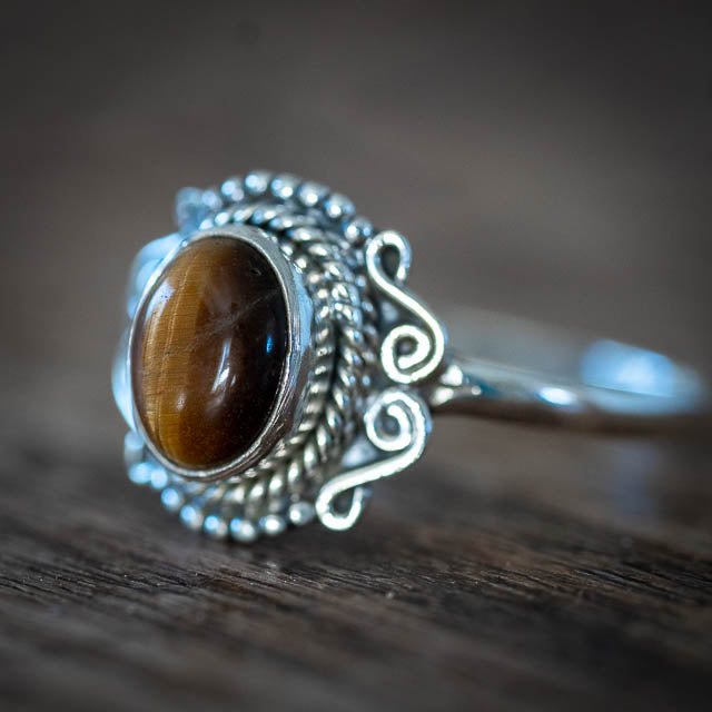 Arabelle Tiger's Eye Ring