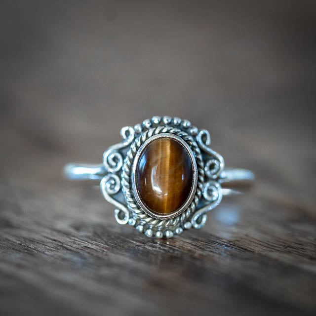Arabelle Tiger's Eye Ring