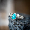 Turquoise Pear Ring
