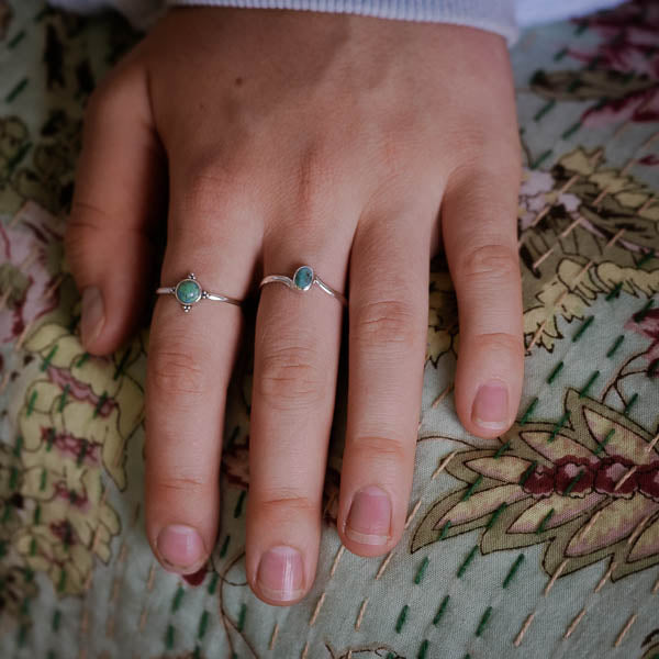 Curve Turquoise Ring