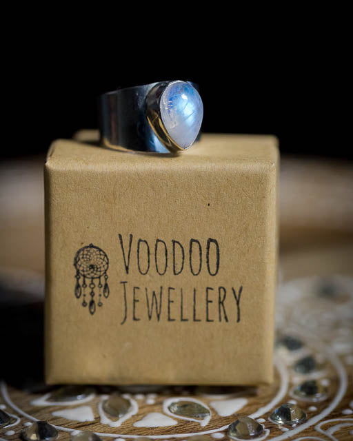 Sterling Moonstone Ring