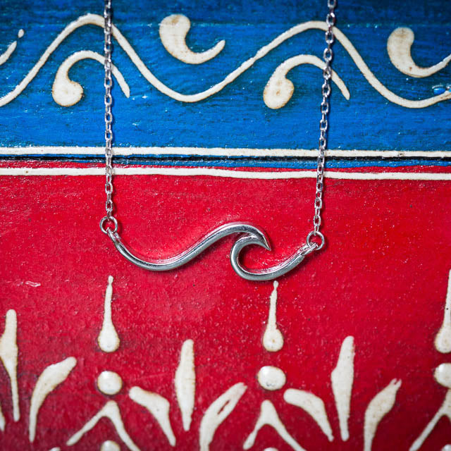 Silver Wave Necklace
