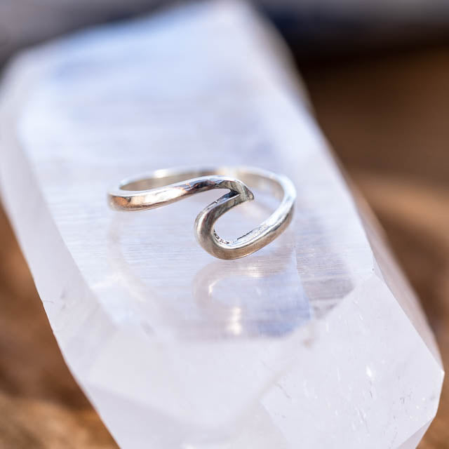 Silver Wave Ring