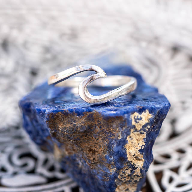 Silver Wave Ring