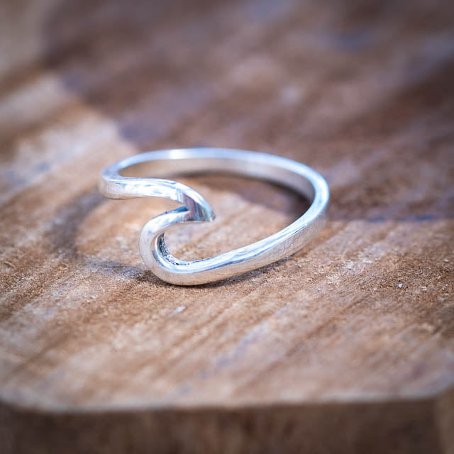 Silver Wave Ring